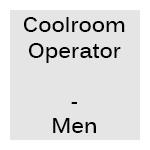 Coolroom Operator - Men