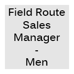 Field Route Sales Manager - Men